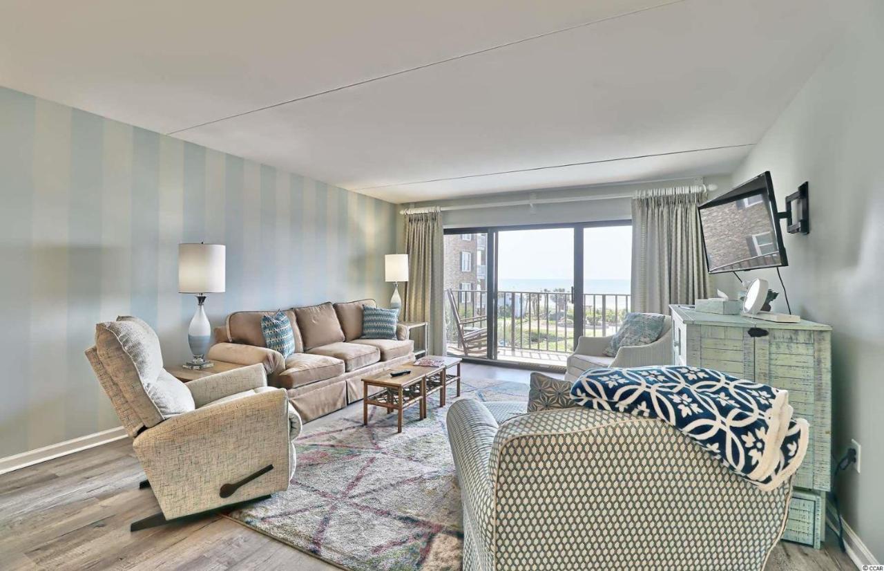 Cabana One Unit 302 - 3Rd Floor Oceanfront Condo - Sleeps 6! 2 Bed, 2 Bath マートルビーチ エクステリア 写真